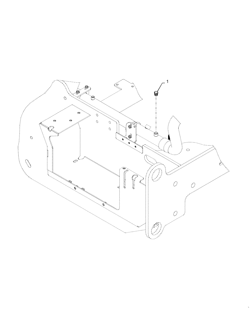 Схема запчастей Case 921F - (50.100.AC) - NO HEATER FITTING (50) - CAB CLIMATE CONTROL