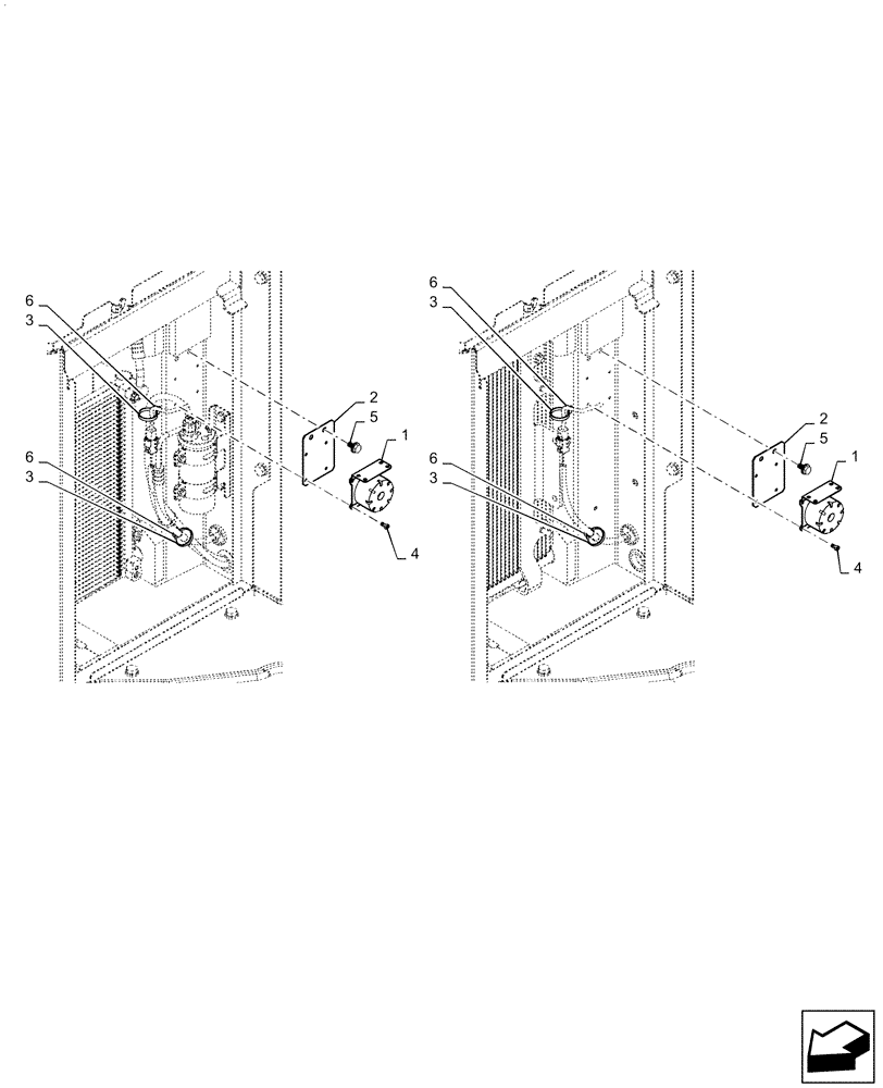 Схема запчастей Case CX55B - (55.050.AW[02]) - ALARM, TRAVEL (55) - ELECTRICAL SYSTEMS