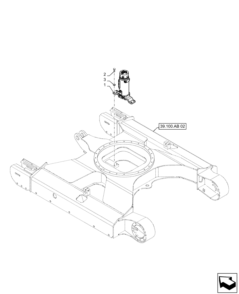 Схема запчастей Case CX55B - (35.354.AA[03]) - JOINT INSTALL, SWIVEL, ANGLE DOZER (35) - HYDRAULIC SYSTEMS