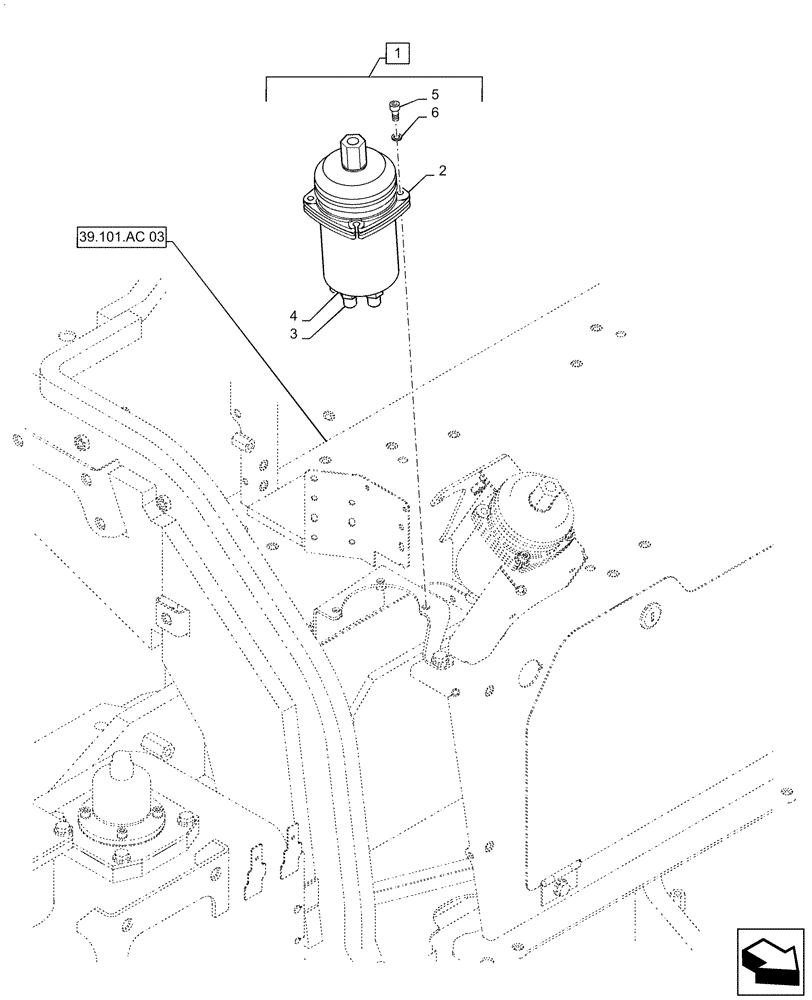 Схема запчастей Case CX55B - (35.310.AA[19]) - VALVE INSTALL (ANGLE DOZER) (35) - HYDRAULIC SYSTEMS