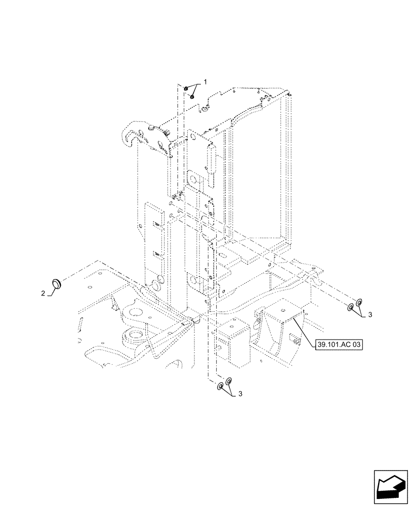 Схема запчастей Case CX55B - (84.910.AA[01]) - CAP ASSY (ALARM LESS) (84) - BOOMS, DIPPERS & BUCKETS