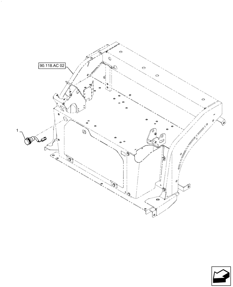 Схема запчастей Case CX55B - (55.510.BL[01]) - SOCKET ASSY (55) - ELECTRICAL SYSTEMS