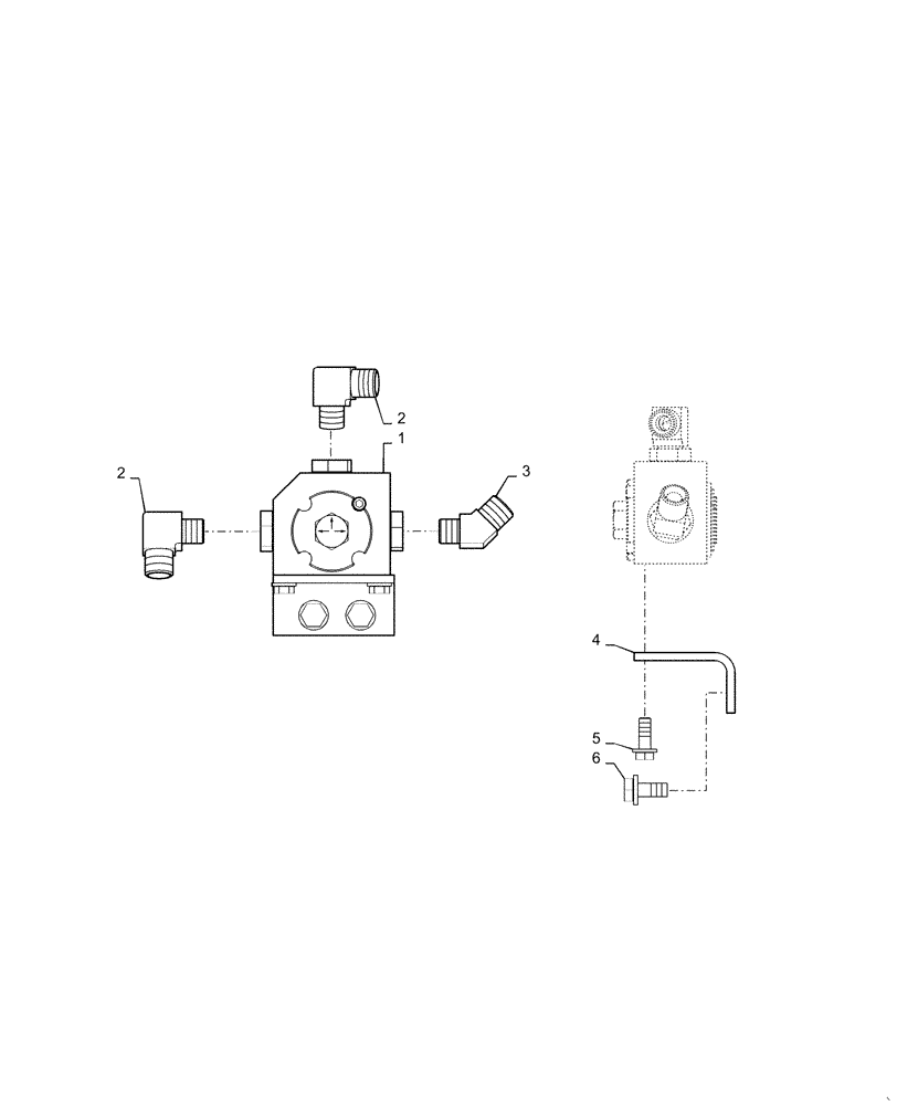 Схема запчастей Case CX55B - (35.359.AE[04]) - HYD. LINE, UPPER, NIBBLER & BREAKER OR ROTARY (35) - HYDRAULIC SYSTEMS