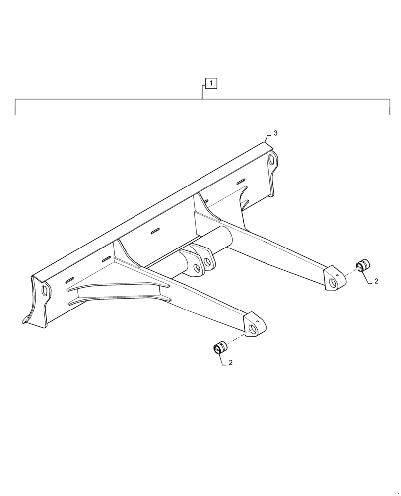 Схема запчастей Case CX55B - (86.110.AD[01]) - DOZER BLADE, ASSY (86) - DOZER