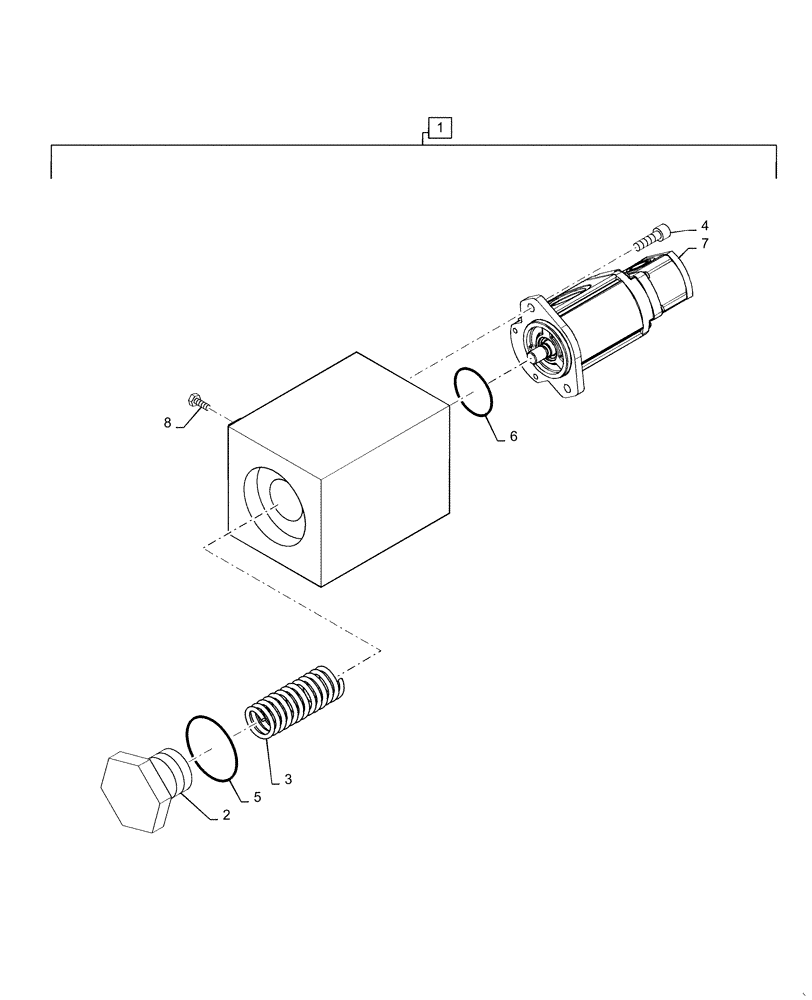 Схема запчастей Case CX55B - (35.357.AI[02]) - SOLENOID VALVE, ASSY, CAB (35) - HYDRAULIC SYSTEMS