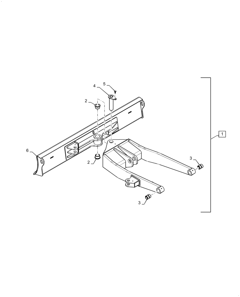 Схема запчастей Case CX55B - (86.110.AD[02]) - DOZER BLADE, ASSY (ANGLE DOZER) (86) - DOZER