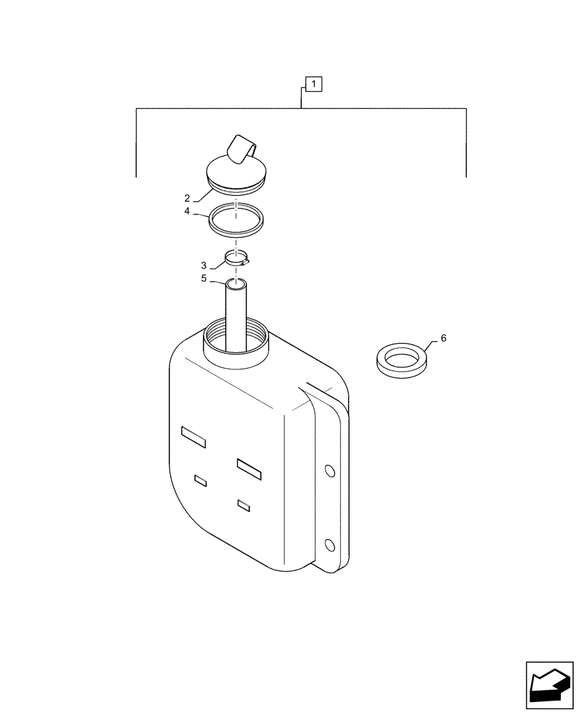 Схема запчастей Case CX55B - (10.400.99[02]) - COOLING WATER SYSTEM (10) - ENGINE