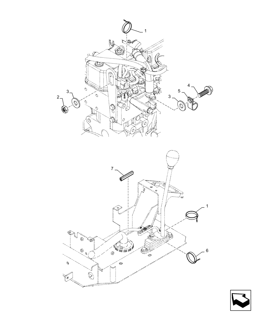 Схема запчастей Case CX36B - (01-098[03]) - ELEC ASSY, UPPER (ANGLE DOZER) (55) - ELECTRICAL SYSTEMS