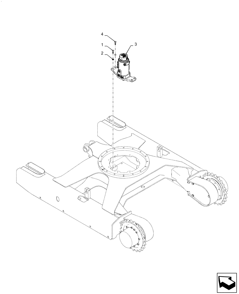 Схема запчастей Case CX36B - (02-004[03]) - JOINT INSTALL, SWIVEL, (ANGLE DOZER) (35) - HYDRAULIC SYSTEMS