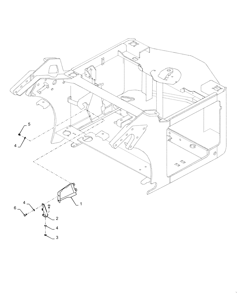 Схема запчастей Case DV210C - (50.200.AA) - AIR CONDITIONER COMPRESSOR GUARD (50) - CAB CLIMATE CONTROL