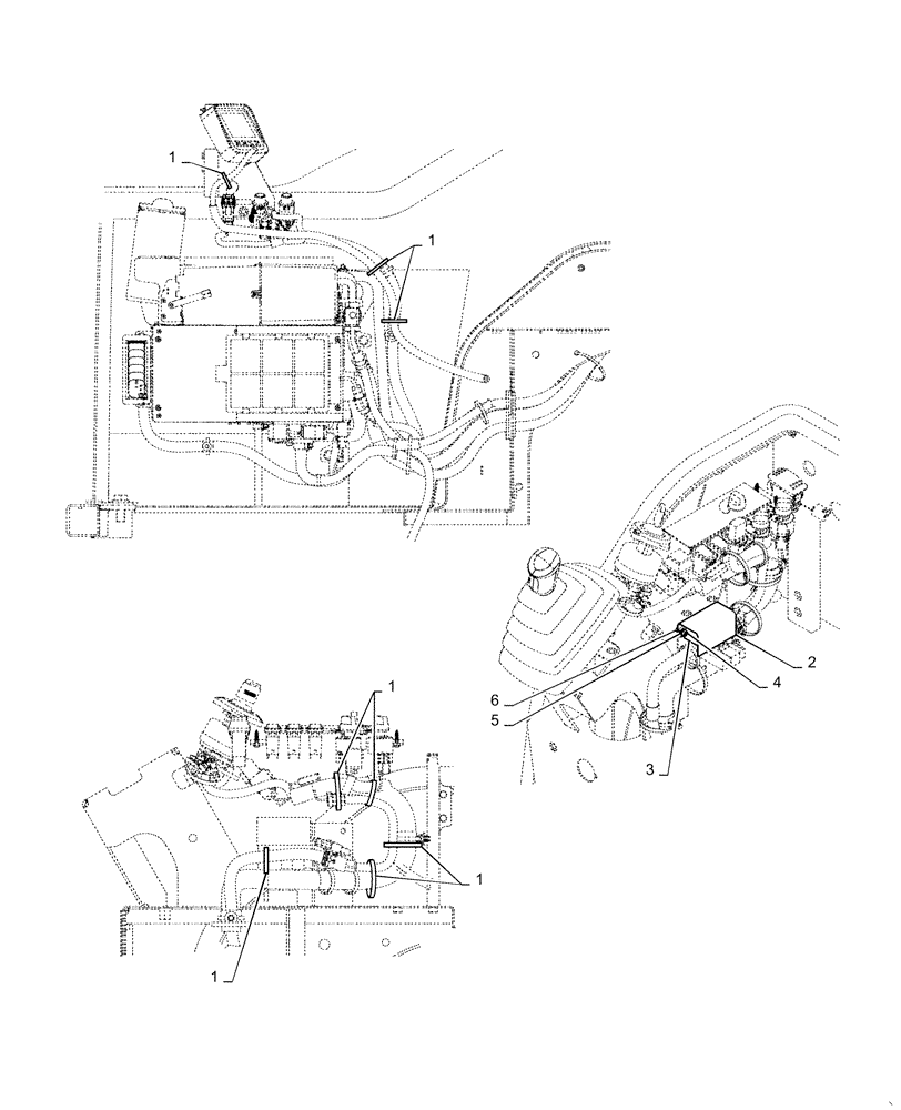 Схема запчастей Case CX55B - (55.785.AS[03]) - HARNESS, ASSY, CAB, MONITOR - LIQUID CRYSTAL (55) - ELECTRICAL SYSTEMS