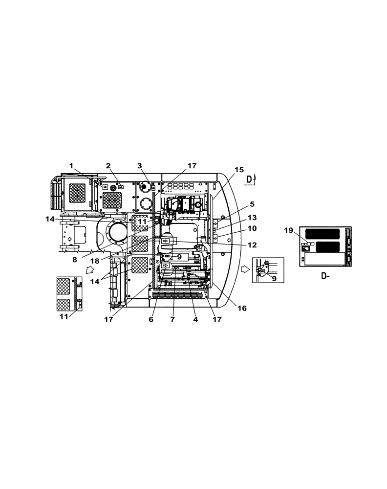 Схема запчастей Case CX250C - (09-055-00[01]) - DECALS - CX250C LR (09) - CHASSIS/ATTACHMENTS