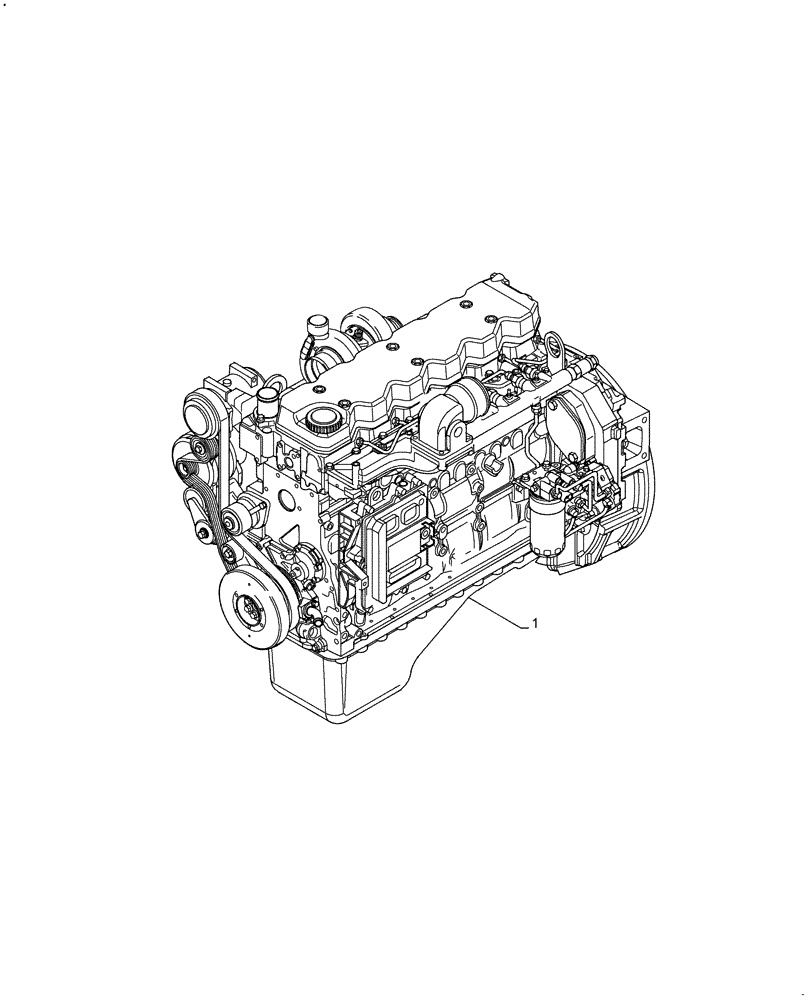 Схема запчастей Case F4HFA613K E003 - (10.001.AD) - ENGINE (10) - ENGINE