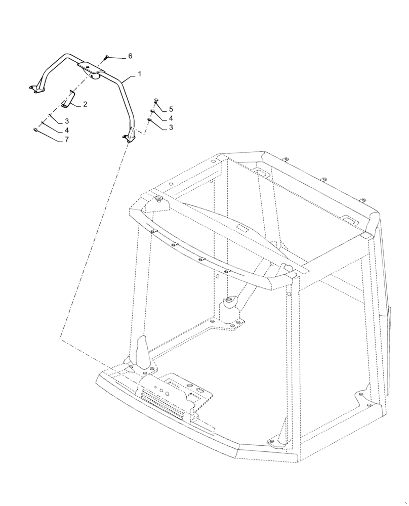 Схема запчастей Case DV210C - (90.110.AH) - DISPLAY MOUNTING (90) - PLATFORM, CAB, BODYWORK AND DECALS