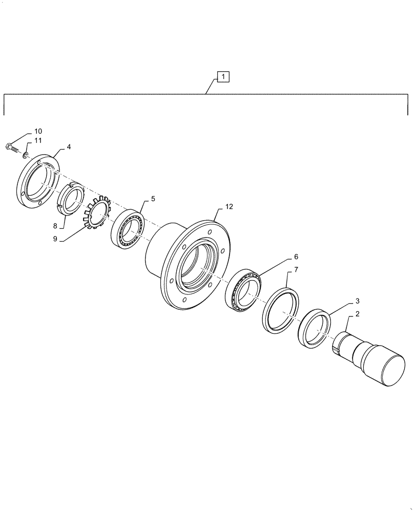 Схема запчастей Case DV210D - (39.500.AP[03]) - HUB ASSEMBLY (39) - FRAMES AND BALLASTING