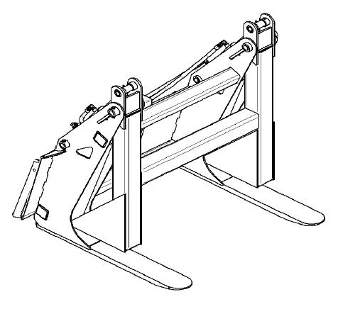 Схема запчастей Case TV380 - (95.036.DEA) - GRAPPLE, LOG, TR320 (95) - CE ATTACHMENTS