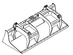 Схема запчастей Case 445CT - (95.036.FFK) - GRAPPLE, SCRAP, CONSTRUCTION, 445CT (95) - CE ATTACHMENTS