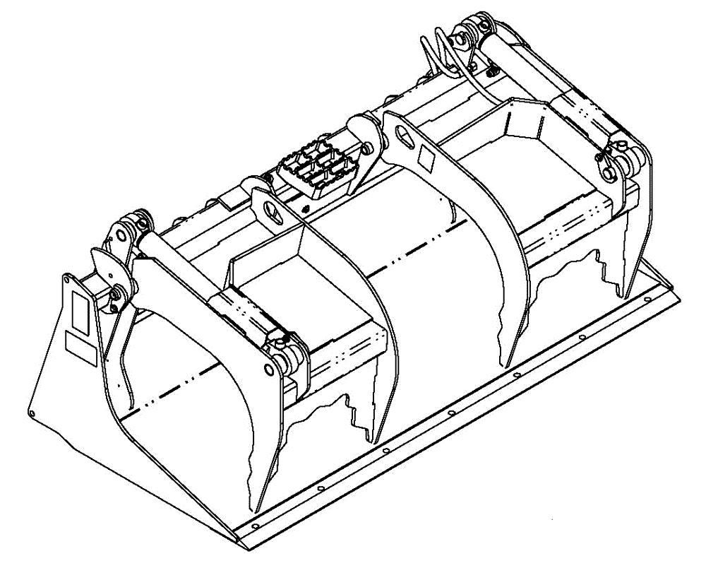 Схема запчастей Case SV185 - (95.036.HHK) - GRAPPLE, SCRAP, UTILITY, SV185 (95) - CE ATTACHMENTS