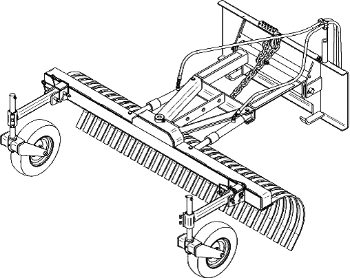 Схема запчастей Case 440CT - (95.034.AAK) - GRADER RAKES, 440CT (95) - CE ATTACHMENTS