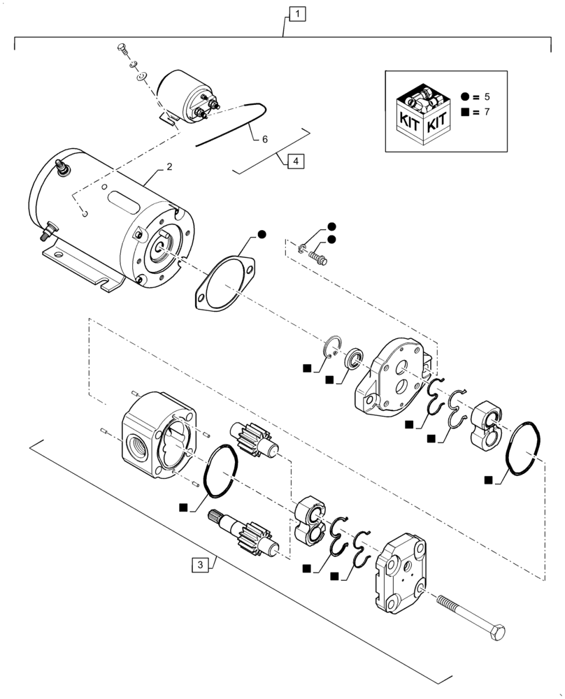 Схема запчастей Case 1021G - (41.206.010[01]) - VAR - 482913, 782442 - PUMP, ASSY, STEERING (41) - STEERING