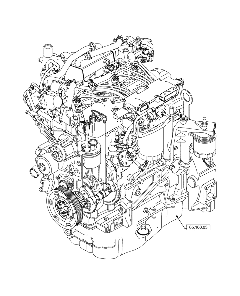 Схема запчастей Case F5HFL463C G001 - (05.000.00) - SECTION INDEX, MACHINE COMPLETION AND EQUIPMENT (05) - SERVICE & MAINTENANCE