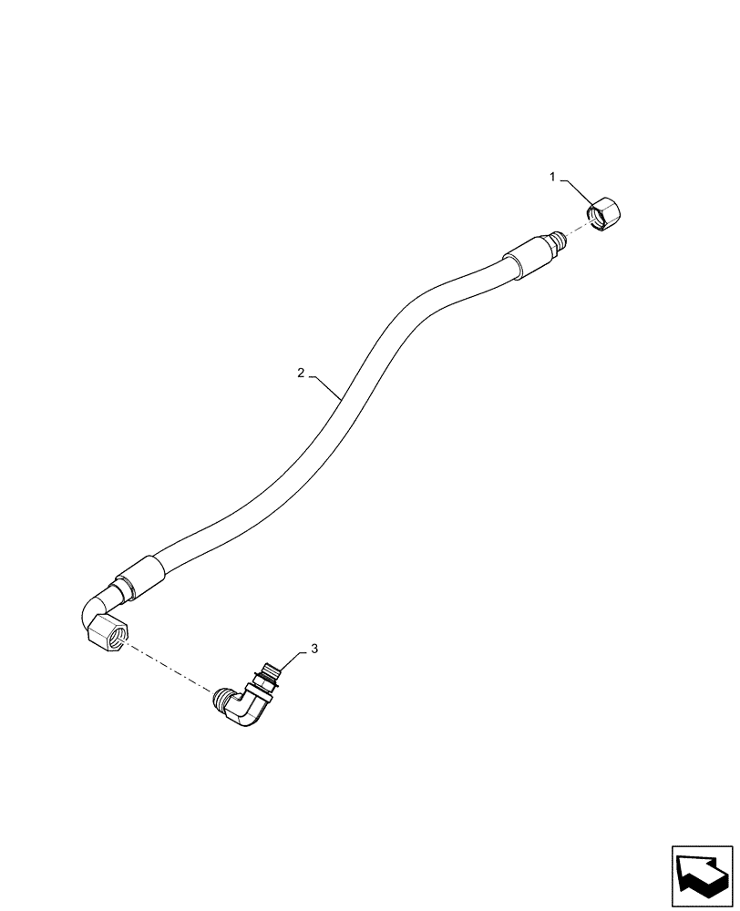 Схема запчастей Case SR175 - (10.304.AK) - ENGINE OIL DRAIN LINE (28-MAR-2017 & PRIOR) (10) - ENGINE