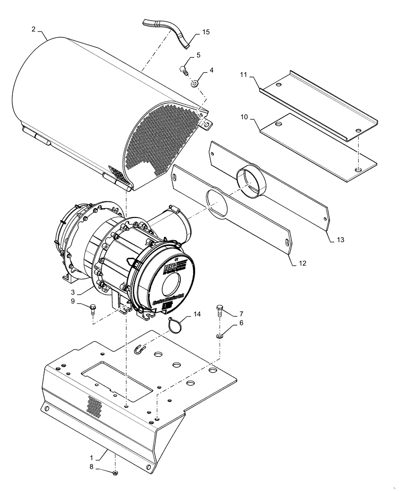 Схема запчастей Case 2050M WT/LGP - (50.104.AB[01]) - HVAC FILTER (50) - CAB CLIMATE CONTROL