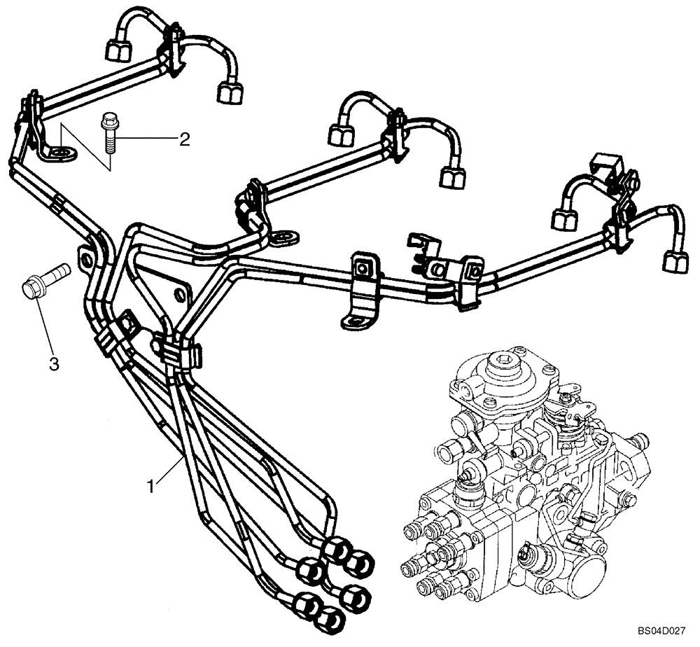 Схема запчастей Case 850K - (03-09) - FUEL INJECTION SYSTEM (03) - FUEL SYSTEM