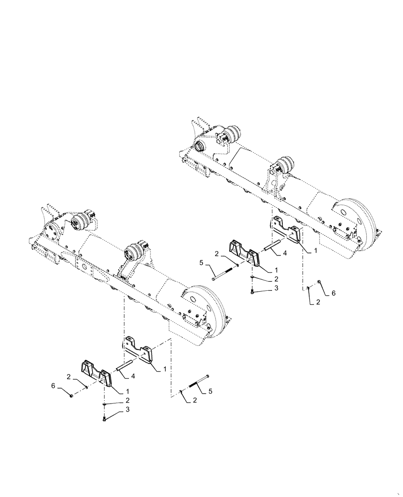 Схема запчастей Case 1650M LGP PAT - (48.130.020) - VAR - 784750 - ROCK GUARD GUIDE (48) - TRACKS & TRACK SUSPENSION