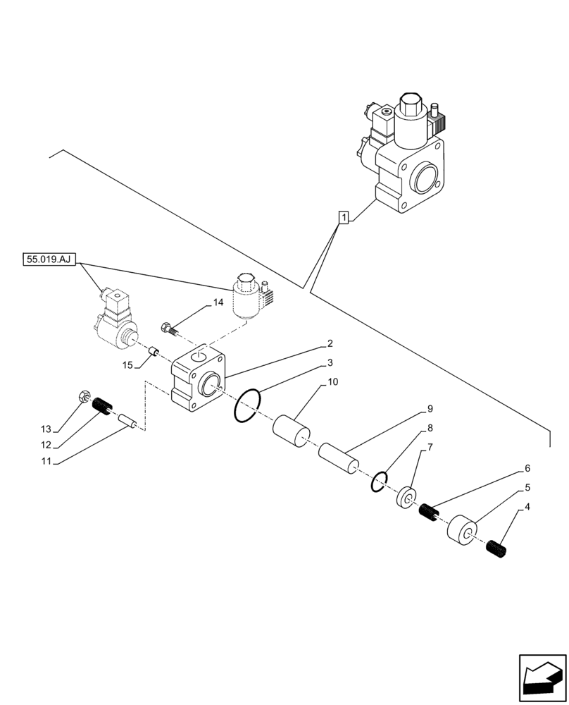 Схема запчастей Case 321F - (29.218.AH[05]) - HYDROSTATIC MOTOR, COMPONENTS (29) - HYDROSTATIC DRIVE