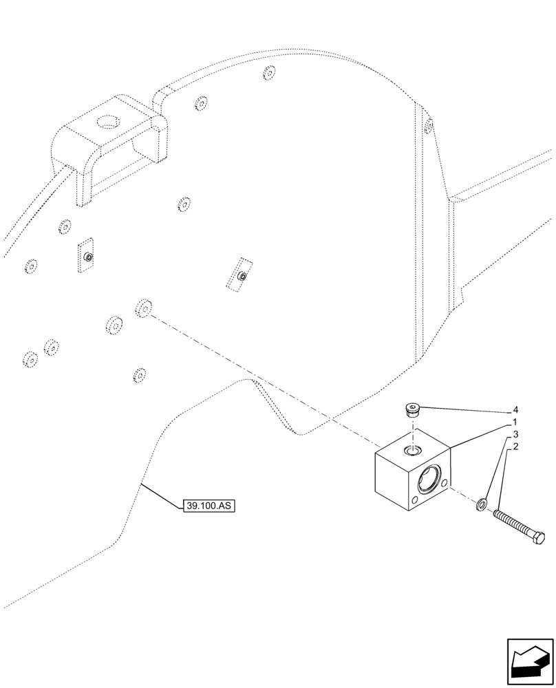 Схема запчастей Case 321F - (35.300.BL) - HYDRAULIC LINE, DIVIDER (35) - HYDRAULIC SYSTEMS