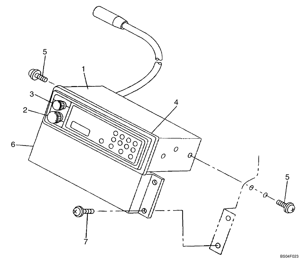 Схема запчастей Case CX160 - (04-12A) - RADIO - AUSTRALIA (04) - ELECTRICAL SYSTEMS