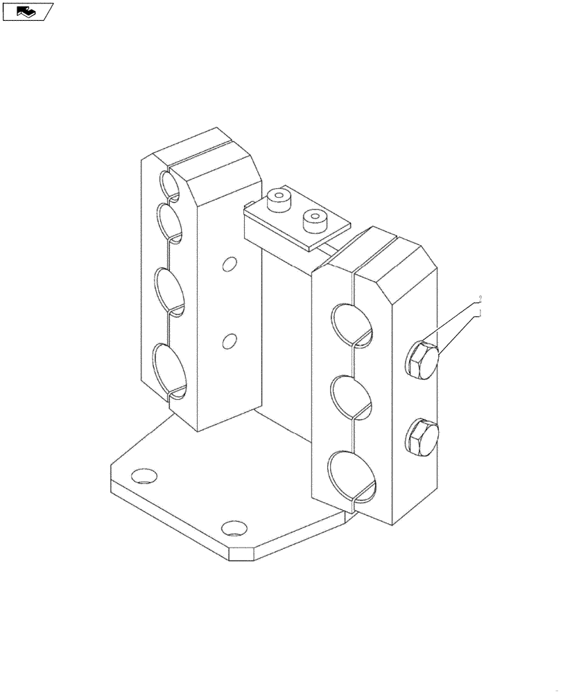 Схема запчастей Case SV212 - (39.100.22[02]) - HOLDER, HOSE, SMOOTH / PAD FOOT - NARROW VERSION - ASN NDNTC3515 (39) - FRAMES AND BALLASTING