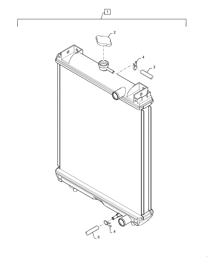 Схема запчастей Case CX31B - (10.400.BE[09]) - RADIATOR, ASSY (10) - ENGINE