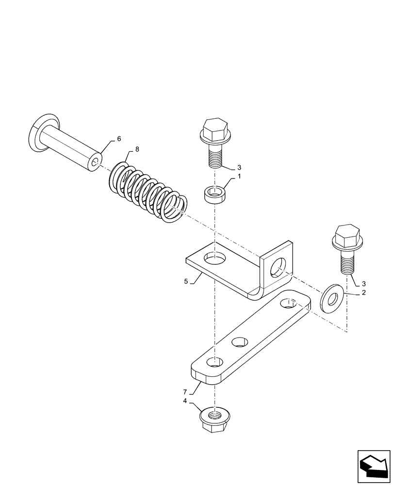 Схема запчастей Case SR220 - (10.220.AA[01]) - THROTTLE, MOUNTING (SR200 - TV380) (10) - ENGINE