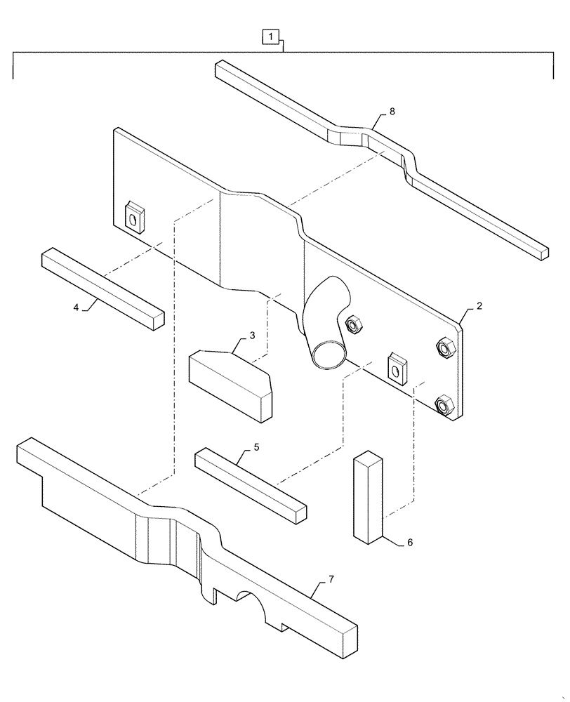 Схема запчастей Case CX31B - (10.400.BE[10]) - RADIATOR, ASSY (10) - ENGINE