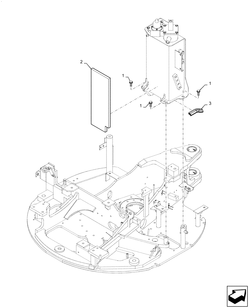 Схема запчастей Case CX36B - (35.300.AQ[01]) - TANK, INSTALL, HYD (35) - HYDRAULIC SYSTEMS