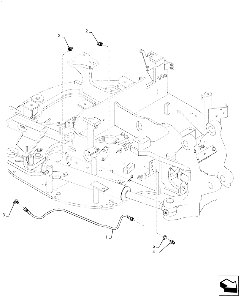 Схема запчастей Case CX31B - (35.739.AE) - HYD. LINE, CYLINDER - SWING (35) - HYDRAULIC SYSTEMS