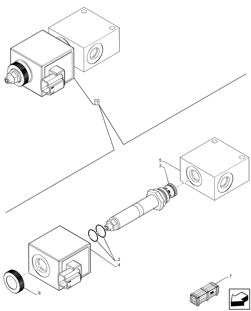 Схема запчастей Case 21F - (55.024.AH[03]) - VAR - 732005, 732006, 734583, 734651, 734652 - SPEED LIMITER, VALVE, COMPONENTS (55) - ELECTRICAL SYSTEMS