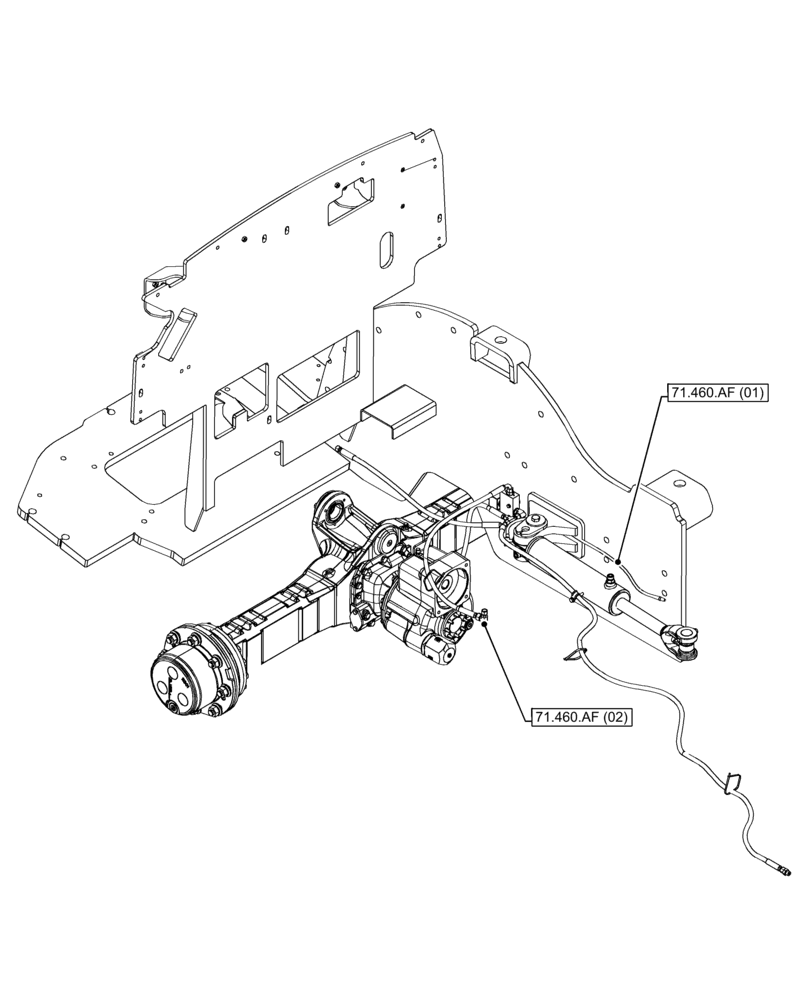 Схема запчастей Case 21F - (00.000.71) - PICTORIAL INDEX - LUBRICATION SYSTEM (00) - GENERAL & PICTORIAL INDEX