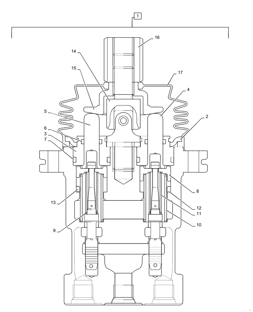 Схема запчастей Case CX31B - (35.355.AH[06]) - PILOT VALVE, ANGLE, DOZER (35) - HYDRAULIC SYSTEMS