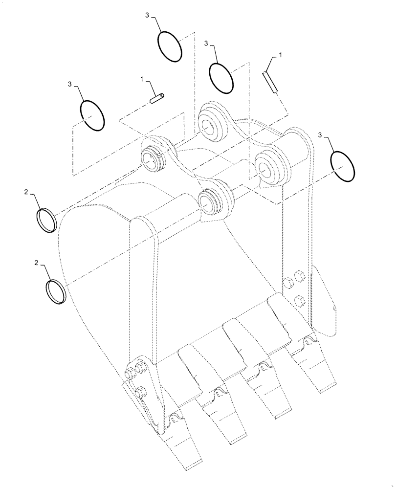 Схема запчастей Case CX31B - (84.100.AQ) - BUCKET INSTALL (84) - BOOMS, DIPPERS & BUCKETS