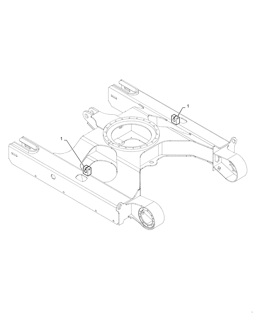 Схема запчастей Case CX36B - (39.100.AB[02]) - FRAME, ASSY, LOWER, ANGLE, DOZER (39) - FRAMES AND BALLASTING