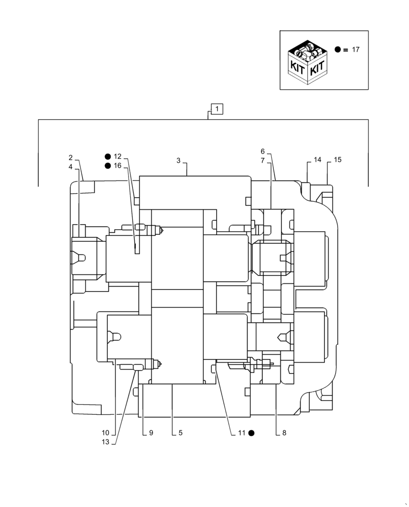 Схема запчастей Case CX31B - (35.106.AD[02]) - PUMP, ASSY, HYDRAULIC (35) - HYDRAULIC SYSTEMS