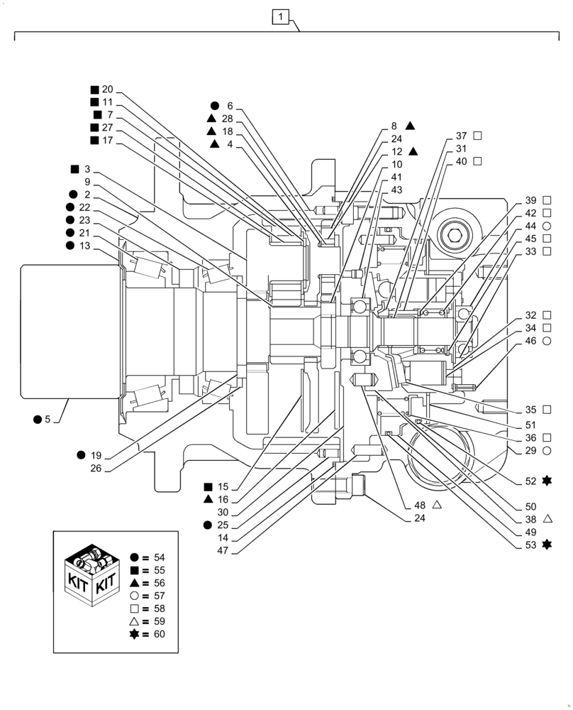 Схема запчастей Case CX31B - (35.352.AL[02]) - MOTOR, ASSY, SWING - BTW PW16-80001 - PW16-80115 (35) - HYDRAULIC SYSTEMS