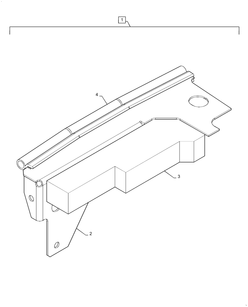 Схема запчастей Case CX31B - (90.116.AX[14]) - GUARD INSTALL, RADIATOR, LOWER (90) - PLATFORM, CAB, BODYWORK AND DECALS