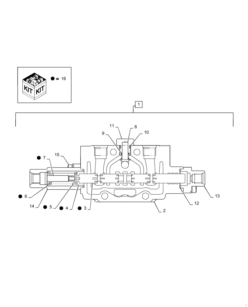 Схема запчастей Case CX36B - (35.359.AB[27]) - VALVE SECTION, ANGLE, DOZER (35) - HYDRAULIC SYSTEMS