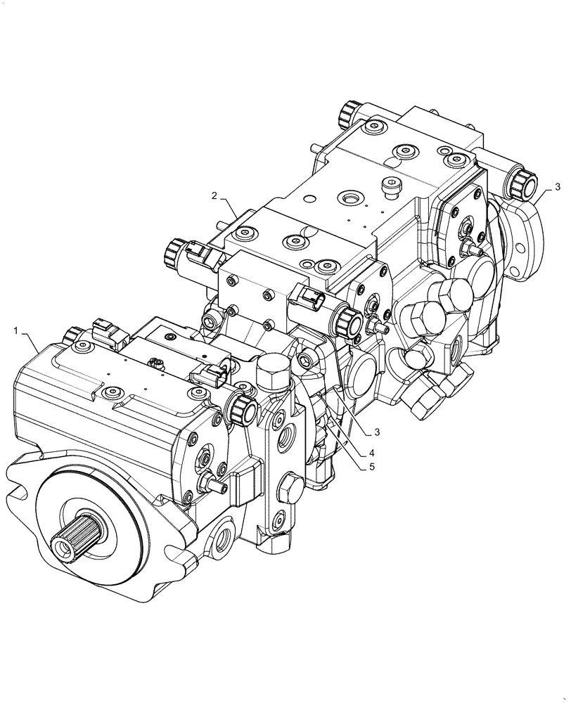 Схема запчастей Case TR320 - (29.212.07[01]) - HYDROSTATIC PUMP, EHF 53CC - 46CC, A10 - A22 (29) - HYDROSTATIC DRIVE