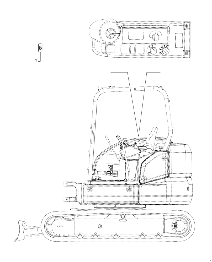 Схема запчастей Case CX36B - (90.108.AC[04]) - DECAL, DECEL (90) - PLATFORM, CAB, BODYWORK AND DECALS