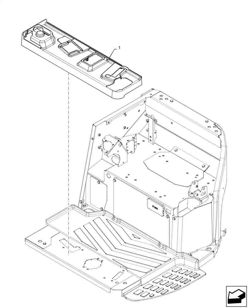 Схема запчастей Case CX36B - (90.110.BD) - MAT, ASSY, FLOOR - CANOPY FRONT
GUARD, NIBBLER & BREAKER (90) - PLATFORM, CAB, BODYWORK AND DECALS